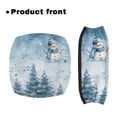 thumbnail image 2 of HELLHERO Snowman Walker Seat Cover Back Rest Covers Easy Install Washable Secure Fit for Seniors Adult, 2 of 7