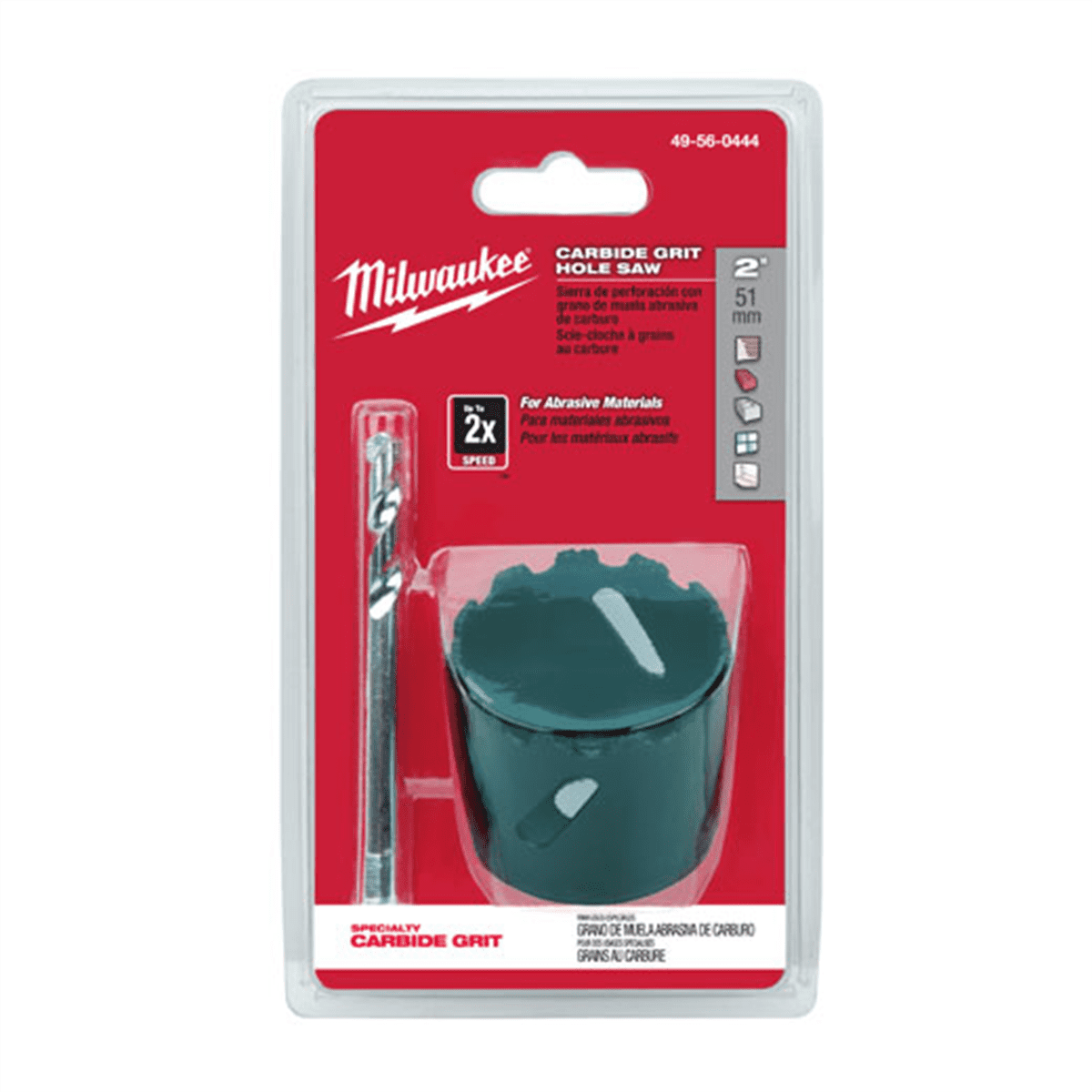 Milwaukee Tool 2" Carbide Grit Hole Saw