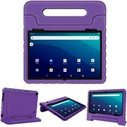 Golden Sheeps Kid Friendly Case Compatible for Walmart Onn 10.1" 2nd gen 2020 Release(Model:100011886) Shockproof Ultra Light Weight Convertible Handle Stand Cover (Purple)