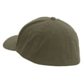 thumbnail image 3 of What Phrase Big Size Stretchable Deluxe Fitted Cap - Olive 2XL-3XL, 3 of 5