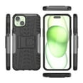 thumbnail image 5 of Asuwish Compatible with iPhone 15 Plus 6.7 inch Phone Case Tempered Glass Screen Protector Slim Stand Hybrid Heavy Duty Rugged Protective Cell Cover for i Phone15 15+ i15 + 15Plus Women Men Black, 5 of 8