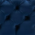 thumbnail image 2 of Baxton Studio Avara Modern Tufted Velvet Ottoman in Royal Blue and Gold, 2 of 7