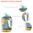 thumbnail image 4 of Botella de agua de 2,2 L con pajita - Jarra de agua - Botella de agua motivacional - Botella de agua grande MFZFUKR BST3054153-3, 4 of 6