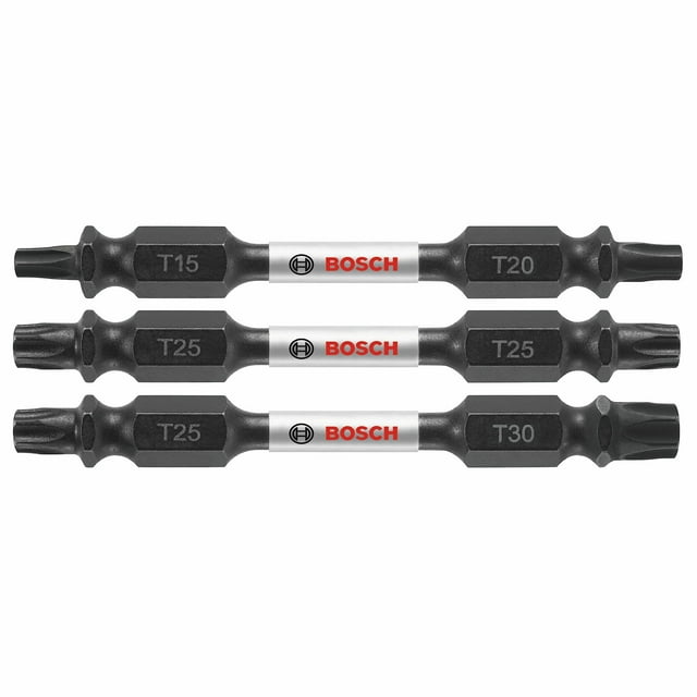 Juego de brocas para atornillar BOSCH ITDETV2503 Impact Tough, 3 piezas