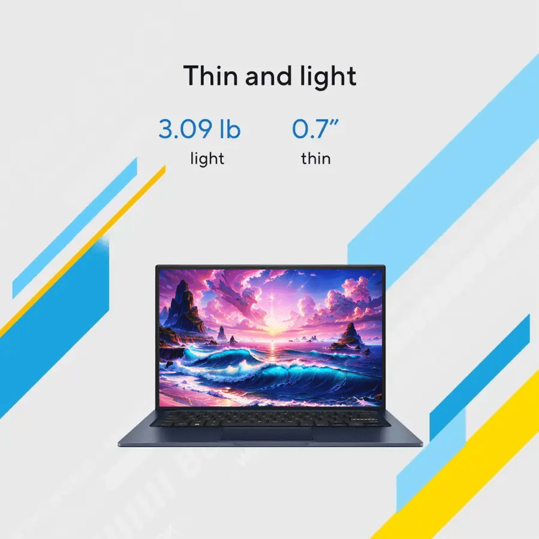 ASUS Vivobook 14" 2025 Model Laptop, Latest Intel 10-Core i5-1334U(Beats i7-1265U), 720p Webcam, USB C, Slim Design, 180° Flat-Lay Hinge, Win11, Wireless Mouse & 128GB PSD