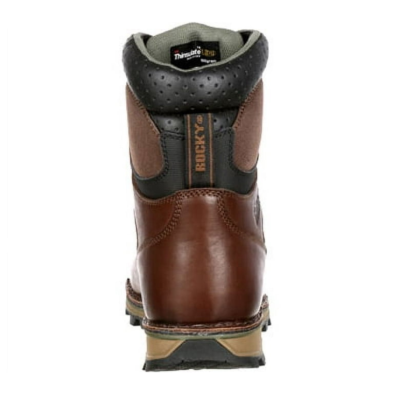 Men s Rocky 8 Traditions Waterproof Outdoor Boot RKS0260 Walmart