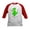 Red/White, variant on CafePress - Artosaurus Rex Kids Baseball Jersey - Kids Cotton Baseball Jersey, 3/4 Sleeve Shirt