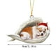 thumbnail image 1 of Colgante decorativo de perro navideño, accesorios decorativos para árbol de Navidad, 1 of 5