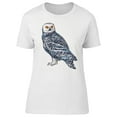 thumbnail image 1 of Painting Of Snow Owl Bird Tee Men's -Image by Shutterstock, 1 of 2