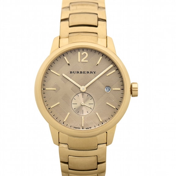Burberry Quartz Gold Dial Stainless Steel Men's Watch BU10006