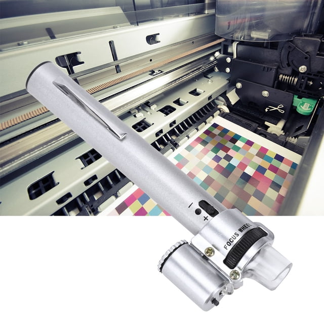 Microscopio 100X, Lupa Portátil De Enfoque Ajustable, Metal Plástico Con 2 Luces LED Para Laboratorio Para Oficina
