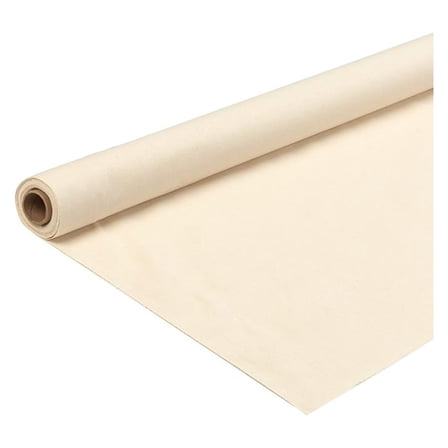 Fine Arts Unprimed Cotton Canvas Roll 6 yds x 62", 7oz - Smooth Double Canvas for Painting, Art Projects, School & Home Use