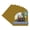 Metallic Gold, variant on Metallic Gold Picture Frame Mat for 18x18 Frames - Circle Opening for 14x14 Photos - 25 Mats