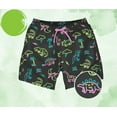 thumbnail image 2 of Pantalones cortos de verano para hombre, pantalones cortos casuales, con bolsillo y cordón, dibujos animados de animales, transpirables, suaves, cortos, moda urbana, pantalones de playa, 2 of 5