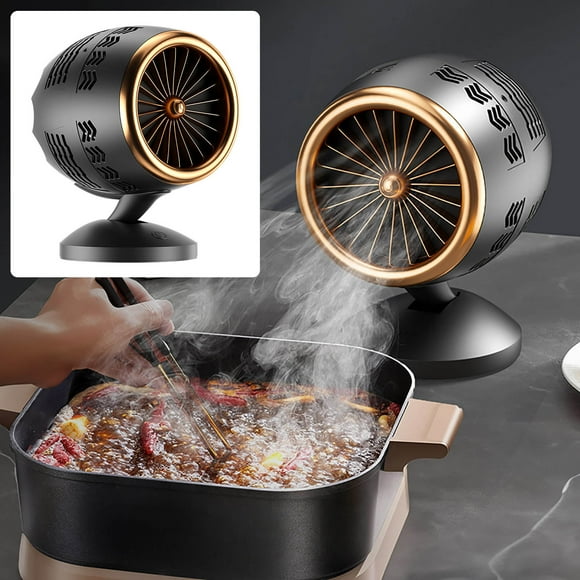 EQWLJWE Portable Mini Desktop Range Hood,Height and Angle Adjustment,Low Noise,Easy to Clean,Range Hood Kitchen Gadget,Suitable For Indoor Barbecue and Hot Pot,Clearance Deals