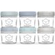 thumbnail image 1 of Set de 6 Tarros de Vidrio para Almacenamiento de Comida Infantil KeaBabies de 4 oz, 1 of 9