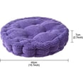 thumbnail image 3 of Nvzi Cojín redondo para silla, cojín de tatami grueso para interior y exterior (morado, 40 cm), 3 of 5