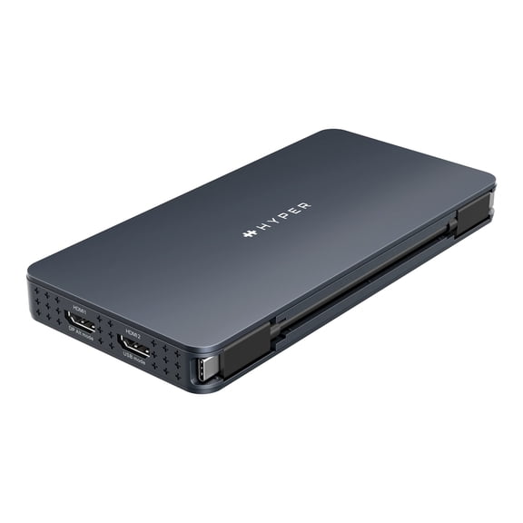 Targus HyperDrive Next 10 Port USB-C Docking Station - Charging Capability - Memory Card Reader - SD - USB Type C - 2 Displays Supported - 4K @ 60Hz, 4K @30Hz - 3840 x 2160 - 2 x USB Type-A Ports -...