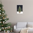 thumbnail image 3 of Stupell Industries Christmas Tree Snow Scene Holiday Painting Unframed Art Print Wall Art, 13 x 19, 3 of 7