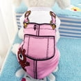thumbnail image 2 of Billuyoard Ropa para mascotas Suministros para mascotas Accesorio de ropa de estilo simple Decoración de abrigo adorable Chaleco para perros Aseo de mascotas Rosa/M, 2 of 6