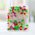 thumbnail image 2 of EeaseMX Juego de costura DIY de 100 piezas con forma de diamante de cristal colorido, accesorios de ropa rectos, aguja para decoración artesanal, modista y acolchado., 2 of 7