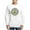 White, variant on - Awesome Asheville Peace Signs Long Sleeve T Shirt - Unisex Cotton Long Sleeve T-Shirt