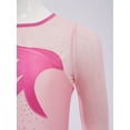thumbnail image 5 of iiniim Kids Girls Ballet Unitard Jumpsuit Shiny Diamond Catsuit Full Bodysuit Dance Leotard for Gymnastics Performance Pink 6, 5 of 7