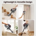 thumbnail image 6 of INSE Cordless Vacuum Cleaner,6 in 1 Powerful Stick Handheld Vacuum,35Kpa Vacuum Cleaner,45min Runtime,Lightweight Cordless Stick Vacuum for Hard Floor Carpet Pet Hair, 6 of 11