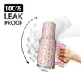 thumbnail image 3 of Pink Christmas Gingerbread Pattern Tumbler with Handle and Lid,40oz Double Wall Vacuum Insulated Tumbler,Cups Gift for Women and Men, 3 of 7