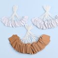 thumbnail image 2 of 100pcs Blank Kraft Paper Hang Tags with Ropes for Wedding Birthday Baby Shower, 2 of 7