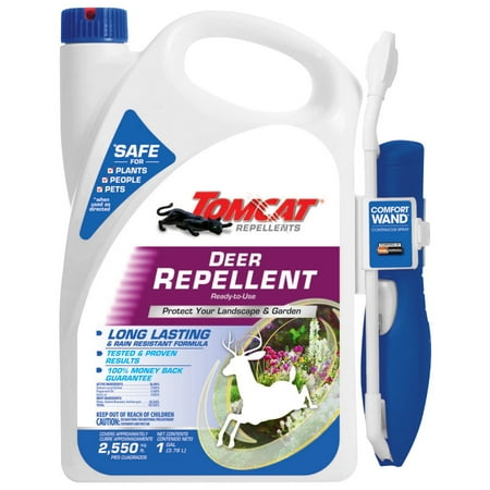 Tomcat Ready-to-Use Deer Repellent with Wand, 1 Gallon