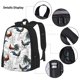 thumbnail image 3 of Disketp Cool Chicken Mochila Estampada de Gran Capacidad con Lonchera y Estuche, Set de 3 Piezas para Estudiantes, 3 of 7