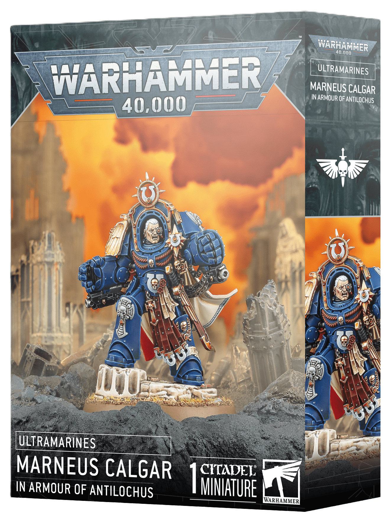 Games Workshop - Warhammer 40K - Ultramarines - Marneus Calgar in Armour of Antilochus