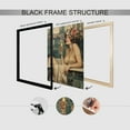 thumbnail image 3 of HFDF Vtage Bathroom Canvas Wall Art Woman Bathtub Poster Trendy Champagne Prts Black Funky Bathroom Toilet Bar Cart Decor 8x10inch Unframed, 3 of 6