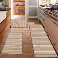 thumbnail image 2 of Kitchen Rugs Sets 3 Piece with Runner Floral Kitchen Floor Mat Carpet Farmhouse Rugs and Mats Non Skid Washable Runner Rug for Kitchen Office Sink Laundry, 2 of 12