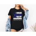 thumbnail image 2 of Vinyta I Wear Blue For My Grandma T-Shirt, Colorectal Cancer Awareness Sweatshirt, Supportive Grandma Hoodie, 2 of 5