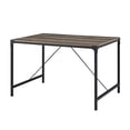 thumbnail image 5 of Table à Manger en Bois Industriel de 48 Po - Lavis Gris, 5 of 5