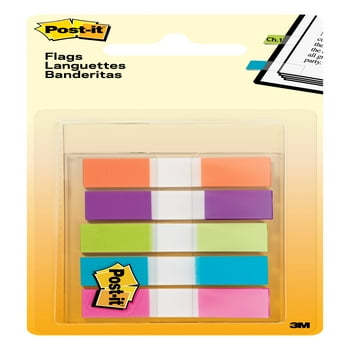 Post-it s, Assorted Bright Colors, .5" Wide, 100 s/Dispenser