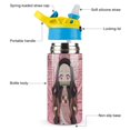 thumbnail image 3 of Demon Slayer Nezuko Kids Water Bottle with Silicone Straw And Spill-Proof Lid, Stainless Steel Double-Wall Vacuum Insulated Water Bottles for Boys Girls, 3 of 8