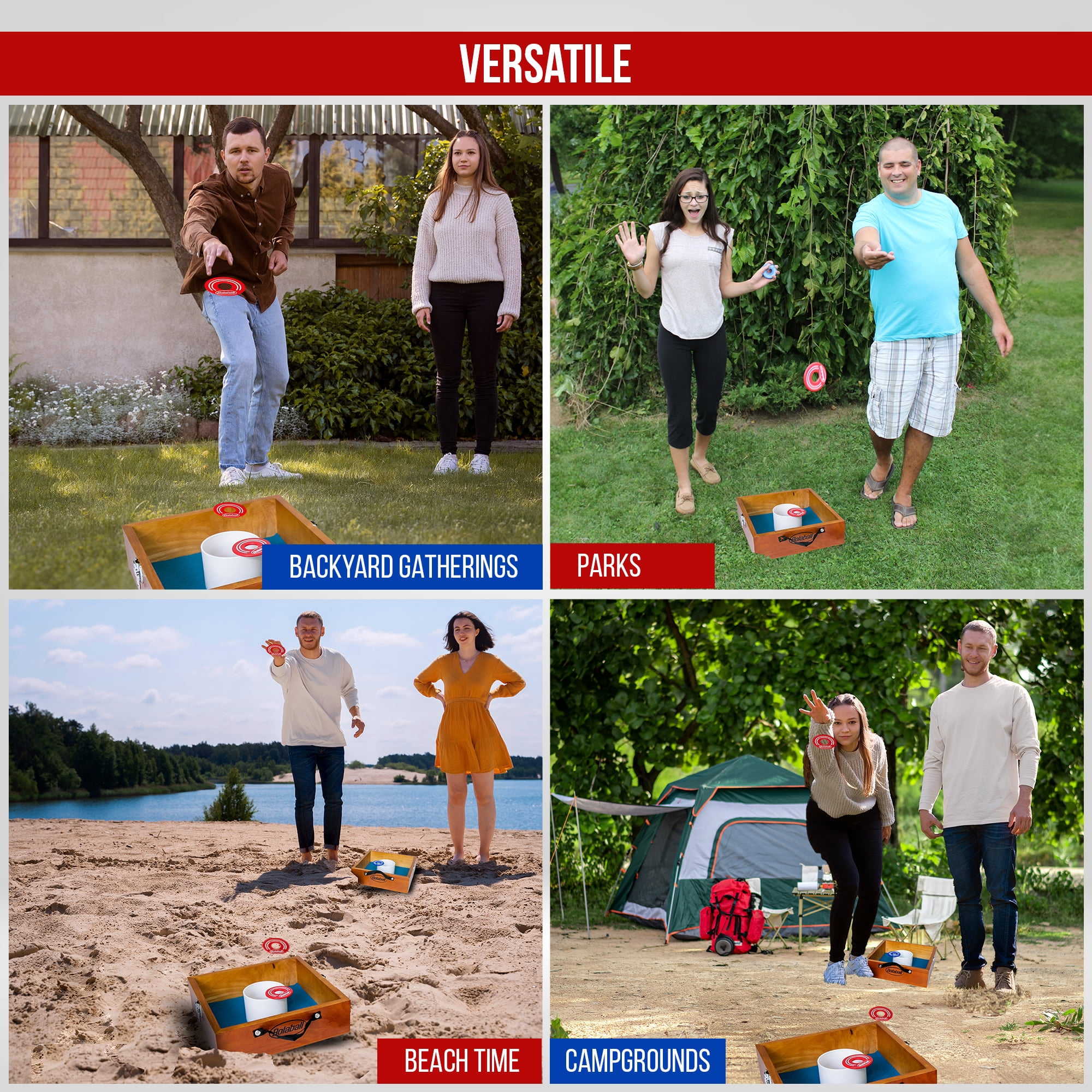 Bolaball: Washer Ring Toss Giant Outdoor Game