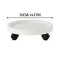 thumbnail image 2 of Heavy Duty Caddy with Rollers Mobile Flower Pot Stand Decorative Indoor Moving Base for Potted, 2 of 4