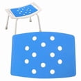 thumbnail image 1 of Bath Mat - EVA Foam Non-Slip Shower Bench Pad with Self-Adhesive Attachment for Disabled, Elderly, Curved (Stool Not Included), 1 of 5