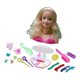 thumbnail image 5 of Maquillaje y peinado de cabezas de muñecas para niños, set de peinado simulado para, 5 of 8