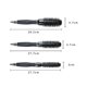 thumbnail image 4 of All Black Ceramic Aluminum Tube Heat Conductive Fluffy Hair Styling Curling Comb Rubber Handle Hair Roll Comb New, 4 of 4
