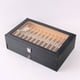 thumbnail image 5 of Seitruly Caja de almacenamiento Almacenamiento organizado Caja para presentación de bolígrafos de madera de gran capacidad de 2 capas Ranuras Carpetas de archivos naranja, 5 of 6