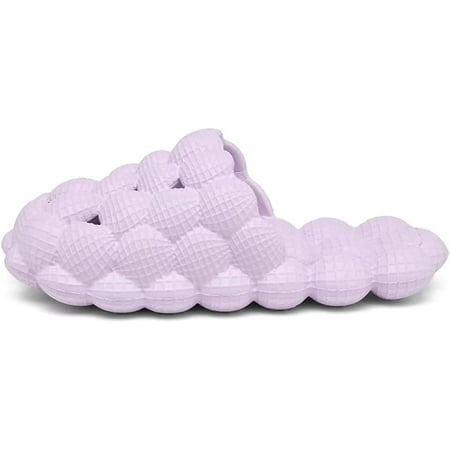 

Unisex Bubble Slides for Kids Massage Golf Ball Shoes Slides Funny Lychee Bubble Slippers for Spa Bedroom Gym Shower Beach Bath
