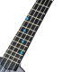 thumbnail image 5 of Ukelele POMAIKAI Soprano de madera con cuerdas de nailon, 21 pulgadas, color negro, 5 of 8