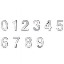 10 Pieces Self-Adhesive Door House Numbers Mailbox Numbers Street Address Numbers for Residence and Mailbox Signs, 0 to 9