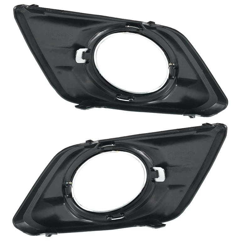 Par Fog Lght Lamp Bezel Covers w/ Chrome Trm For 2016-2018 Nssan Par Fog Lght Lamp Bezel Covers w/ Chrome Trm For 2016-2018 Nssan