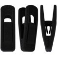 thumbnail image 1 of Pinzas de terciopelo Trgowaul para perchas finas, 40 unidades, color negro, 1 of 8